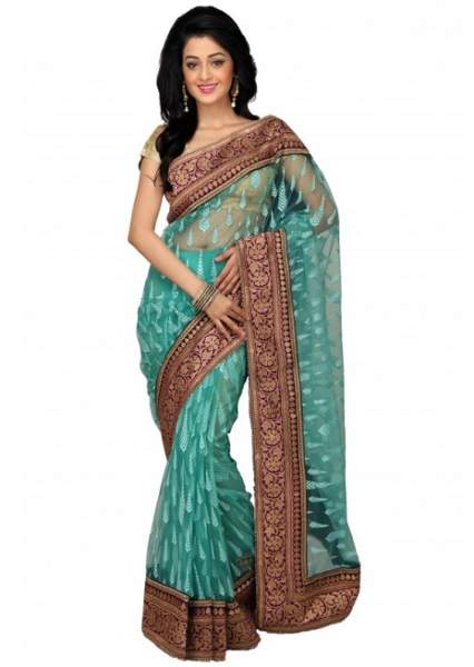 Resham Booti Rajasthani Saree