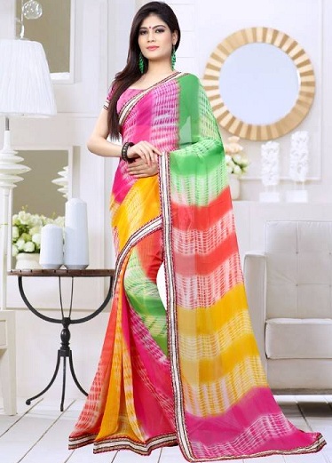 Rajasthani Georgette Sarees