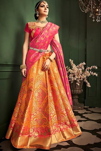 Radžastanas Lehenga Saree