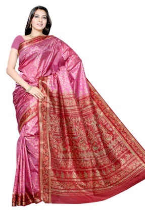 Rajasthani İpek Sari