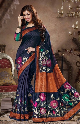 latest-designer-sarees-bhagalpuri-saree