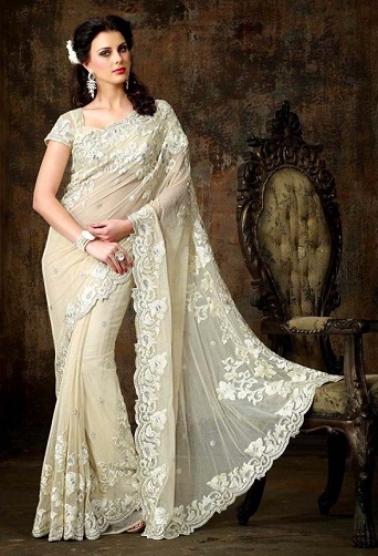 latest-designer-sarees-perlų spalvos-designer-saree