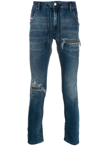 Erkekler için Dizel Sıkıntılı Jeans