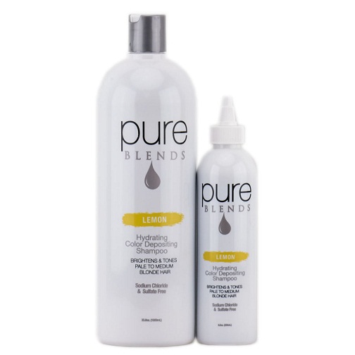 „Pure Blends“ citrinų spalvos nusodinantis šampūnas