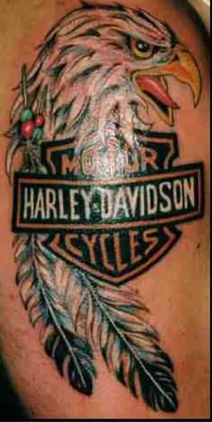 Harley Davidson dövmesi 3