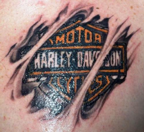 Harley Davidson dövmesi 5