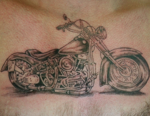 Harley Davidson tatuiruotė 1