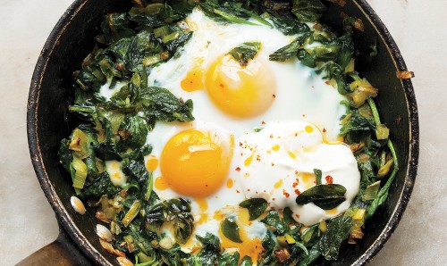 špinatai ir kiaušiniai sveikiausi maisto deriniai