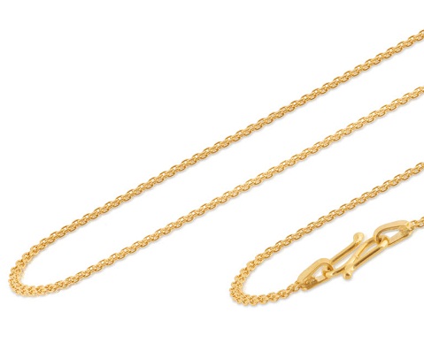 „Duo Twine Cable24k“ auksinė grandinė