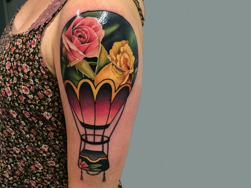 Eğlenceli Balon Dövme Tasarımları