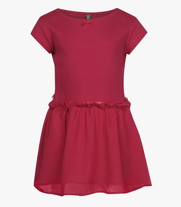 „Fuchsia Casual Frock“