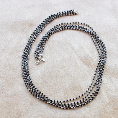 Beş Astarlı Gümüş Mangalsutra Kolye