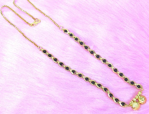 Kısa Yeni Moda Mangalsutra Kolye