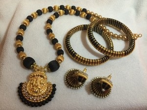 Lakshmi Kolye İpek İplik Mangalsutra Kolye