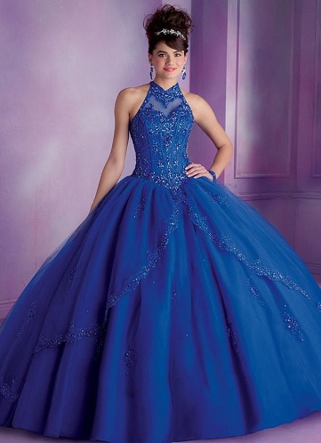 Princesės Quinceanera suknelė