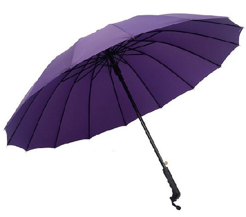 Rüzgar Geçirmez Düz Renk Büyük Şemsiyeler