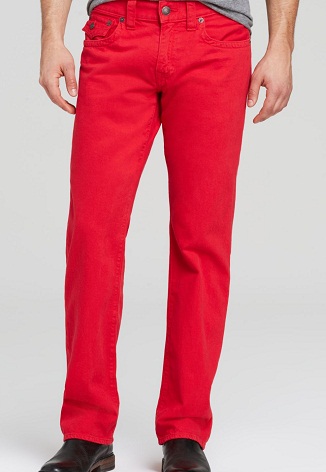 Kırmızılı Erkek Ricky Jeans