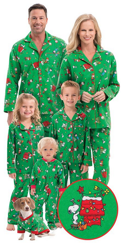 Specialus Kalėdų šeimos pižamų rinkinys