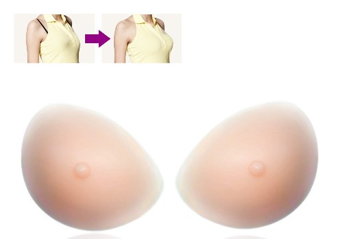 Silikoninės krūtų didinimo liemenėlės pagalvėlės