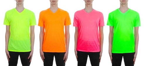 V Yaka Neon T-Shirt