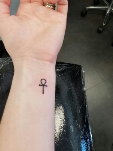 Patrauklus „Ankh Tattoo“ dizainas