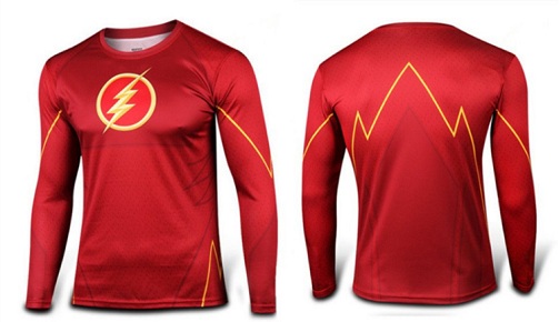 Kostiumų „Flash“ marškinėliai