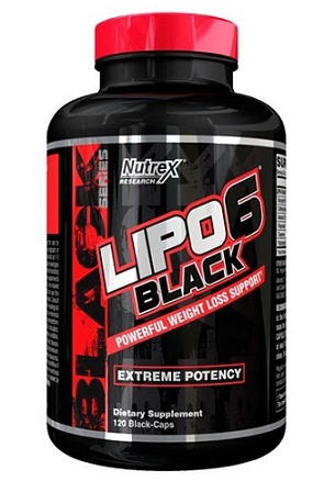 erkekler için en iyi yağ yakıcı takviyesi - Nutrex Lipo 6 Black