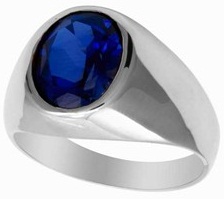 Safyro brangakmenio žiedas