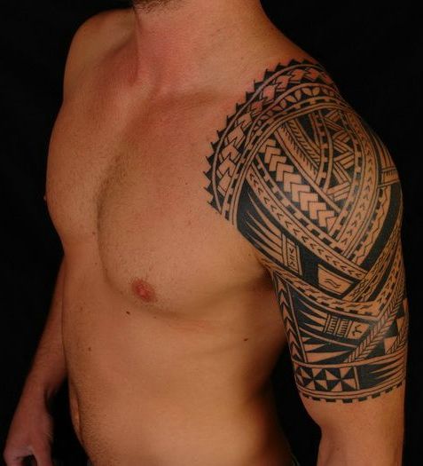 Genčių Havajų tatuiruočių dizainas