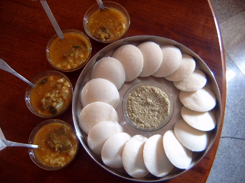 Boşta sağlıklı kahvaltı Hint