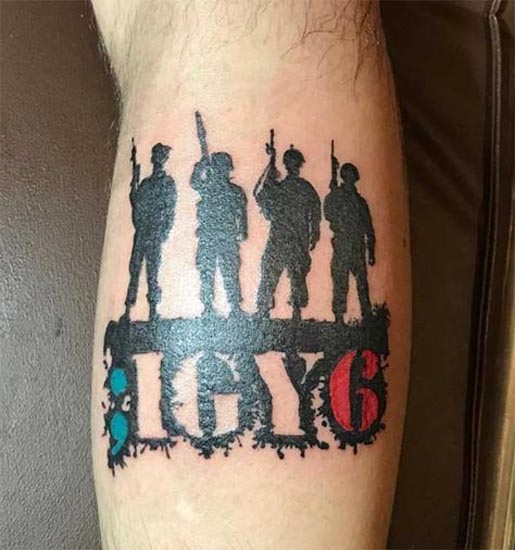 Karinės tatuiruotės dizainas ir reikšmės 3
