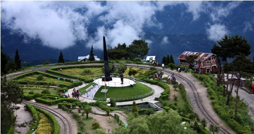 Medaus mėnesio vietos Darjeeling Batasia Loop