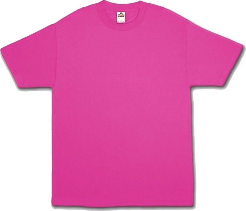 Ryškūs rožiniai marškinėliai moterims