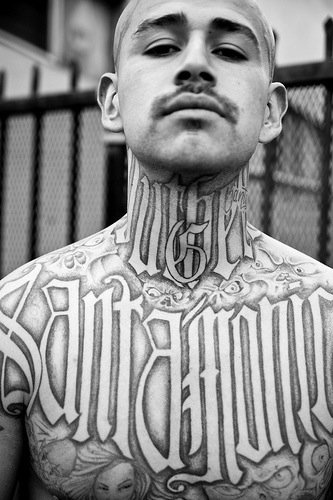 Santa Monikos kalėjimo tatuiruotės dizainas