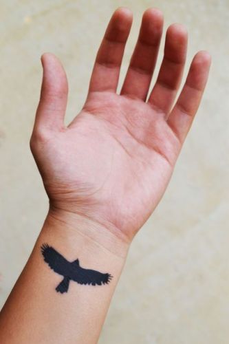 „Eagle Raven“ tatuiruotės dizainas