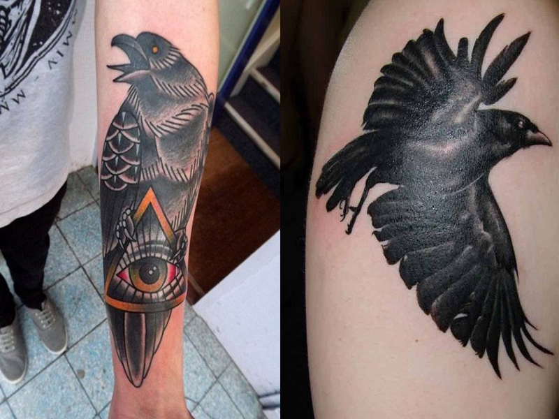 „Raven Tattoo“ dizainas