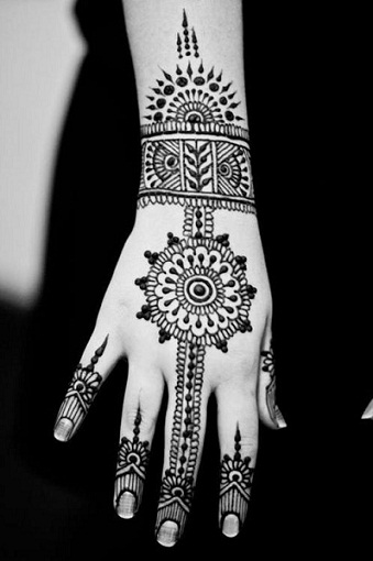 Maroko „Mehndi“ dizainas vakarėliams