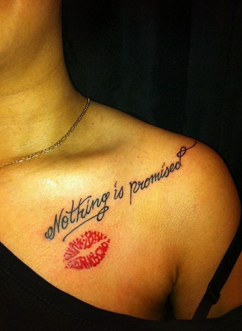 LŪPŲ Tatuiruotės su žinute