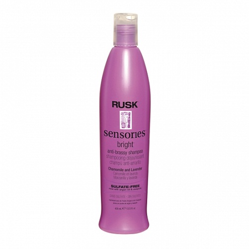 „Rusk sensories“ ryškus ramunėlių ir levandų šviesinantis šampūnas