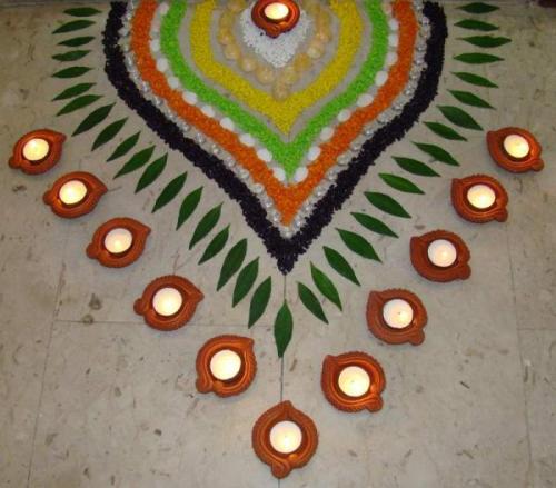 Specialus „Rangoli“ dizaino kampelis „Rangoli“