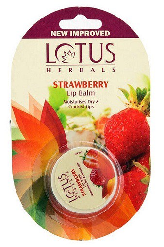 Lotus Herbals Braškių lūpų balzamas