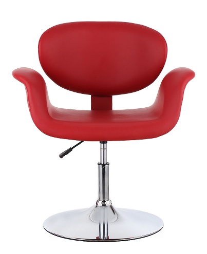 Moderni, paminkštinta plaukų kirpimo kėdė