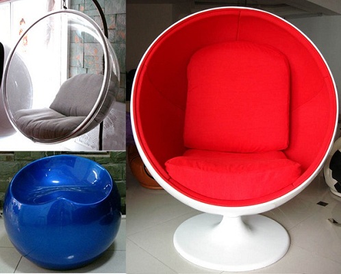 Išgalvota burbulinė kėdė