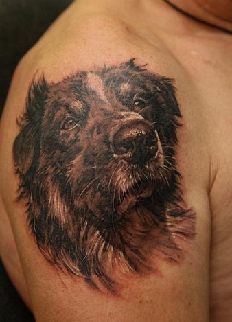Gyvūno portreto tatuiruotė