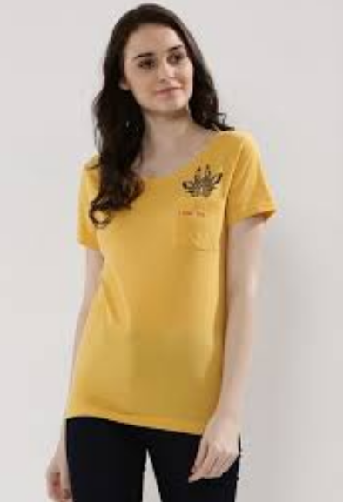 Kız Çocuk Sarı Güzel T-Shirt
