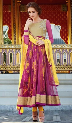 Spausdintas „Net Salwar“ kostiumas