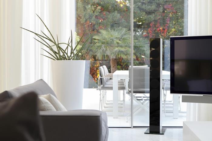 γλάστρες φυτά deco ιδέες φυτά διακοσμούν το σαλόνι