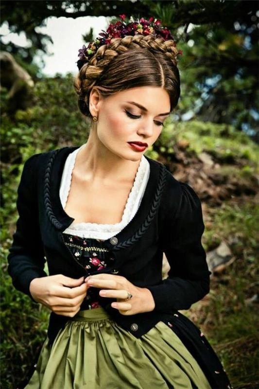 παραδοσιακό dirndl με σακάκι dirndl