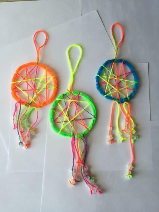 tinker dream catchers με καθαριστικό σωλήνων