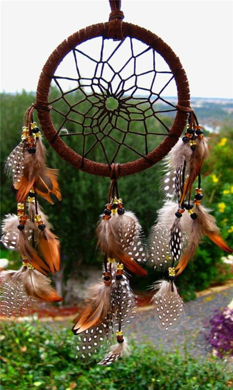 tinker dream catcher μόνος σου φτερά από γυάλινη χάντρα